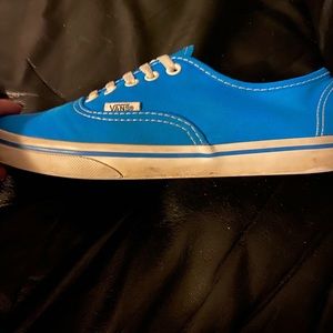 Blue vans size 7 ladies